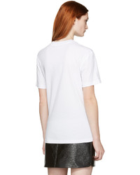 T-shirt imprimé blanc MCQ