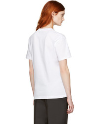 T-shirt imprimé blanc MCQ