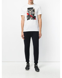 T-shirt imprimé blanc Neil Barrett