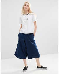 T-shirt imprimé blanc Asos