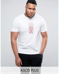 T-shirt imprimé blanc Asos