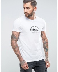 T-shirt imprimé blanc Asos