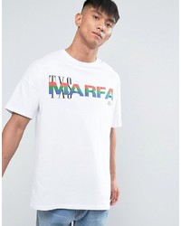 T-shirt imprimé blanc Asos