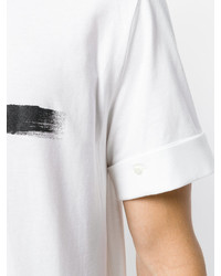 T-shirt imprimé blanc Neil Barrett