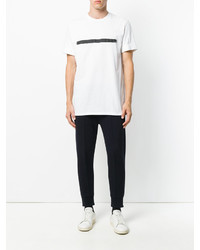 T-shirt imprimé blanc Neil Barrett