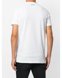 T-shirt imprimé blanc DSQUARED2