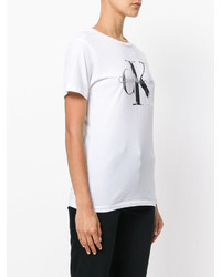 T-shirt imprimé blanc CK Calvin Klein