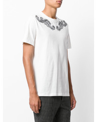 T-shirt imprimé blanc Versace