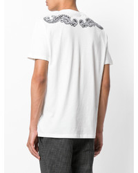 T-shirt imprimé blanc Versace