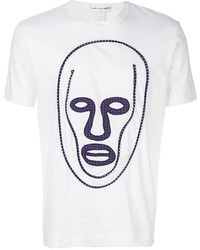 T-shirt imprimé blanc Comme des Garcons