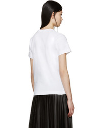 T-shirt imprimé blanc Comme des Garcons