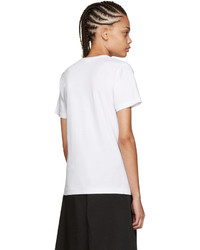 T-shirt imprimé blanc Comme des Garcons