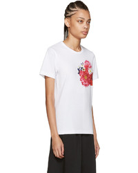 T-shirt imprimé blanc Comme des Garcons