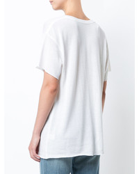 T-shirt imprimé blanc The Elder Statesman