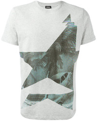 T-shirt imprimé blanc Diesel