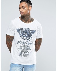 T-shirt imprimé blanc Diesel