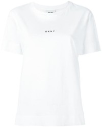 T-shirt imprimé blanc DKNY