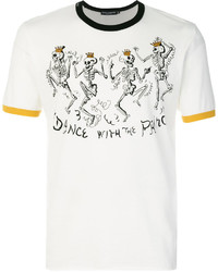 T-shirt imprimé blanc Dolce & Gabbana