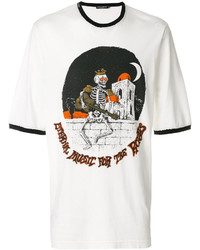 T-shirt imprimé blanc Dolce & Gabbana