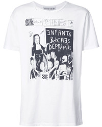 T-shirt imprimé blanc Enfants Riches Deprimes