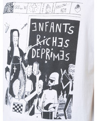 T-shirt imprimé blanc Enfants Riches Deprimes