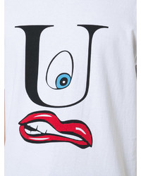 T-shirt imprimé blanc Undercover