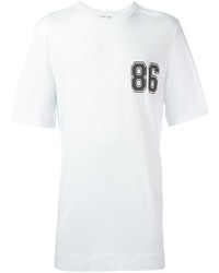 T-shirt imprimé blanc Helmut Lang