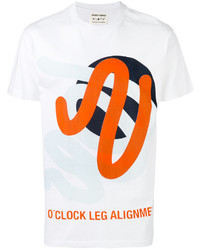 T-shirt imprimé blanc Henrik Vibskov