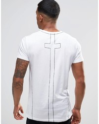 T-shirt imprimé blanc Religion