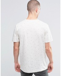 T-shirt imprimé blanc Selected