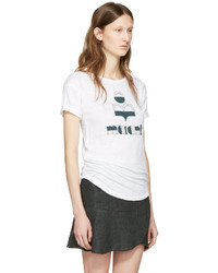 T-shirt imprimé blanc Etoile Isabel Marant