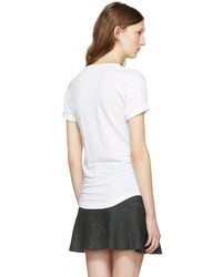 T-shirt imprimé blanc Etoile Isabel Marant