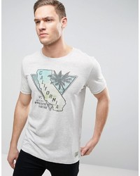 T-shirt imprimé blanc Jack and Jones