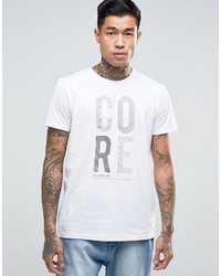 T-shirt imprimé blanc Jack and Jones