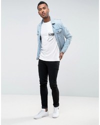 T-shirt imprimé blanc Jack and Jones