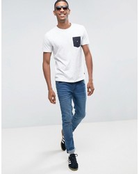 T-shirt imprimé blanc Jack and Jones