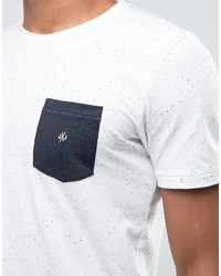 T-shirt imprimé blanc Jack and Jones