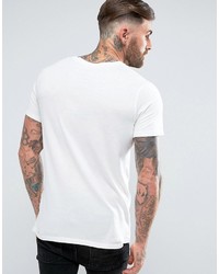 T-shirt imprimé blanc Jack and Jones