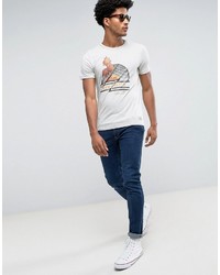 T-shirt imprimé blanc Jack and Jones