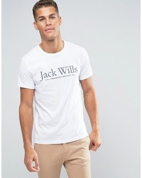 T-shirt imprimé blanc Jack Wills