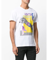 T-shirt imprimé blanc Versace