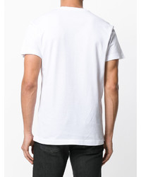 T-shirt imprimé blanc Versace