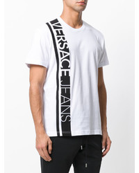 T-shirt imprimé blanc Versace