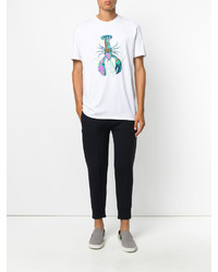 T-shirt imprimé blanc Lanvin