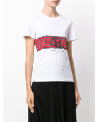 T-shirt imprimé blanc Sonia Rykiel