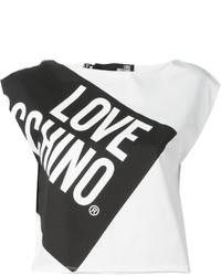 T-shirt imprimé blanc Love Moschino