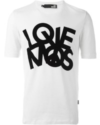 T-shirt imprimé blanc Love Moschino