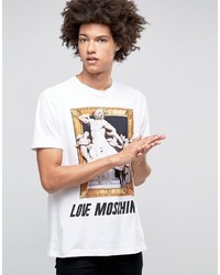 T-shirt imprimé blanc Love Moschino