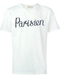 T-shirt imprimé blanc MAISON KITSUNÉ