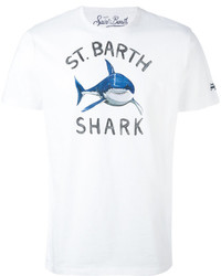 T-shirt imprimé blanc MC2 Saint Barth